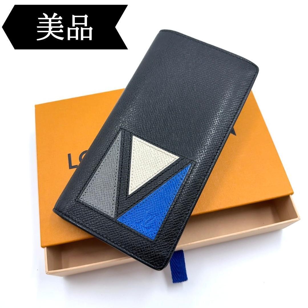◇ルイヴィトン◇タイガ/ポルトフォイユ/ブラザ/Vシェイプ/長財布/M30791拍卖