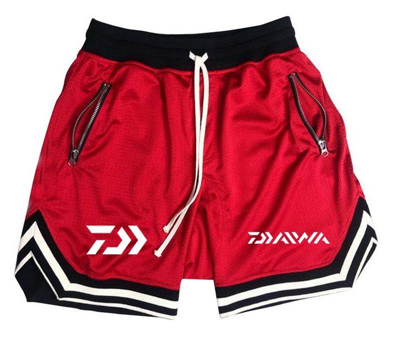 【送料無料】●特価●ハーフパンツ【L,XL】Red 赤,Sea,River 白ロゴ 釣り服 アウトドア Graphic wear 吸水 速乾 ドライパンツ軽量拍卖