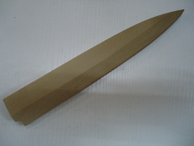 包丁鞘 朴 刺身包丁右利き刃用 330mm拍卖