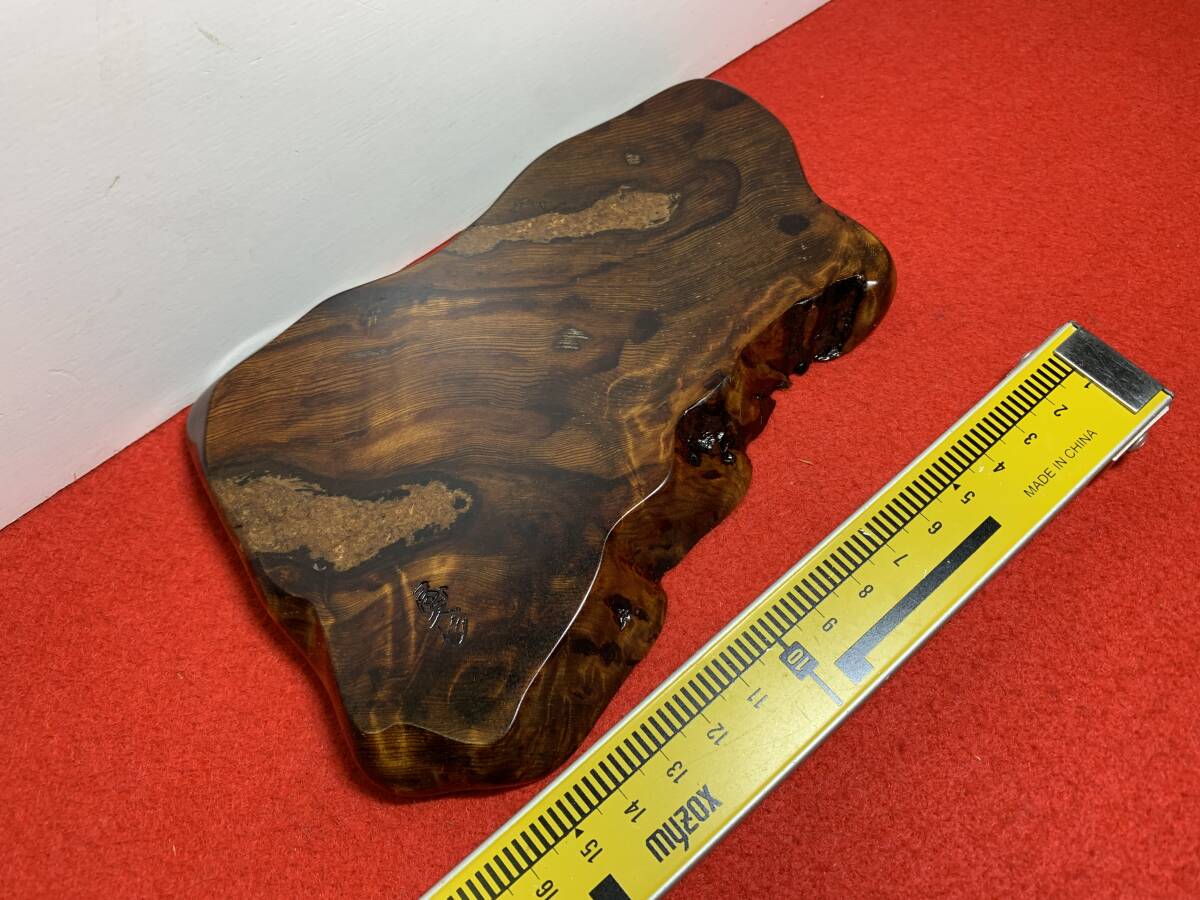 敷台3075 銘木屋久杉工芸品 インテリア家具 世界遺産 花台拍卖