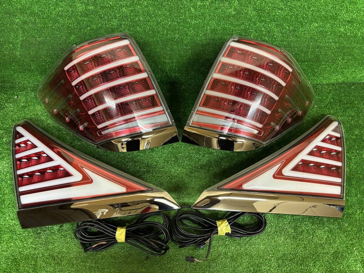 ★☆アルファード ヴェルファイア ANH20/ANH25/GGH20/GGH25/ATH20 ヴァレンティ テールランプ一式 LED シーケンシャル ②☆★拍卖