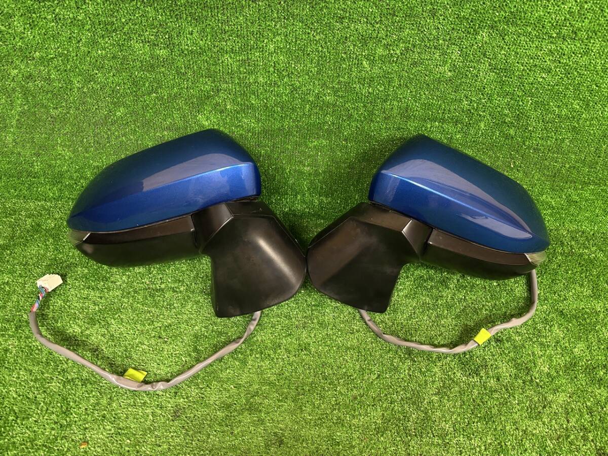 ★☆シエンタ NSP170/NSP172/NCP175/NHP170 純正ドアミラー左右 青 7ピン☆★拍卖