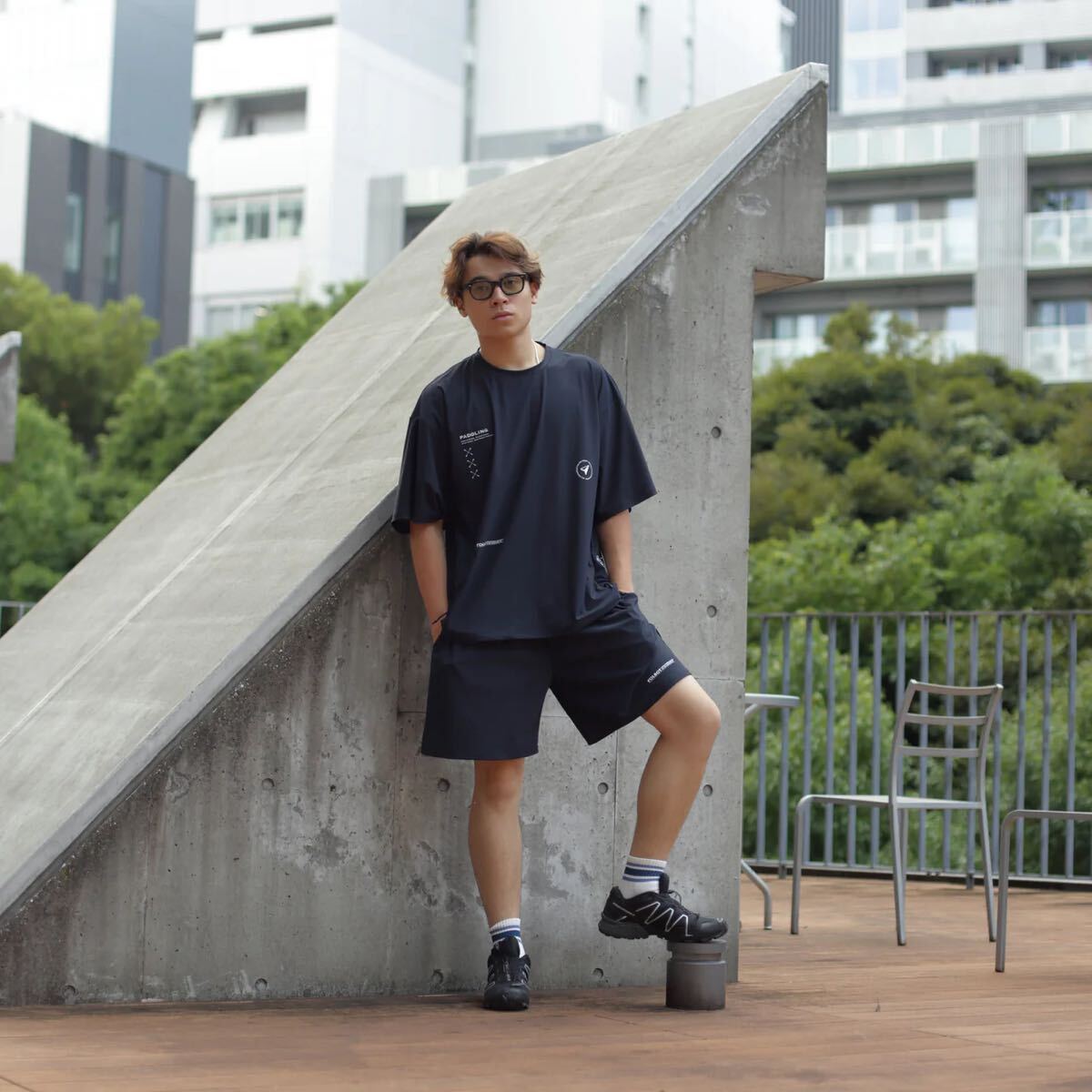 FOLBOT PFU パンツ MIDNIGHT NAVY ・Lサイズ フォルボット ユニセックス PHYSICAL FITNESS UNIFORM ラッシュガード 水陸両用 FT-PFU00030拍卖