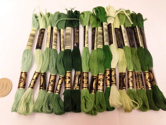 ☆刺繍糸☆刺しゅう糸17N30S☆DMC25番12☆17本拍卖