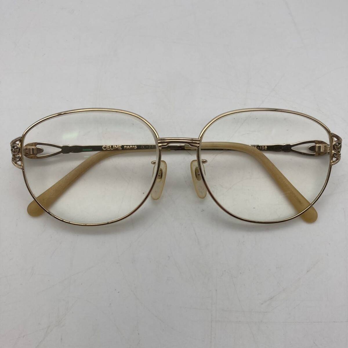 K09053 CELINE PARIS セリーヌ CL-273 54□15-135 眼鏡 メガネフレーム アイウェア拍卖