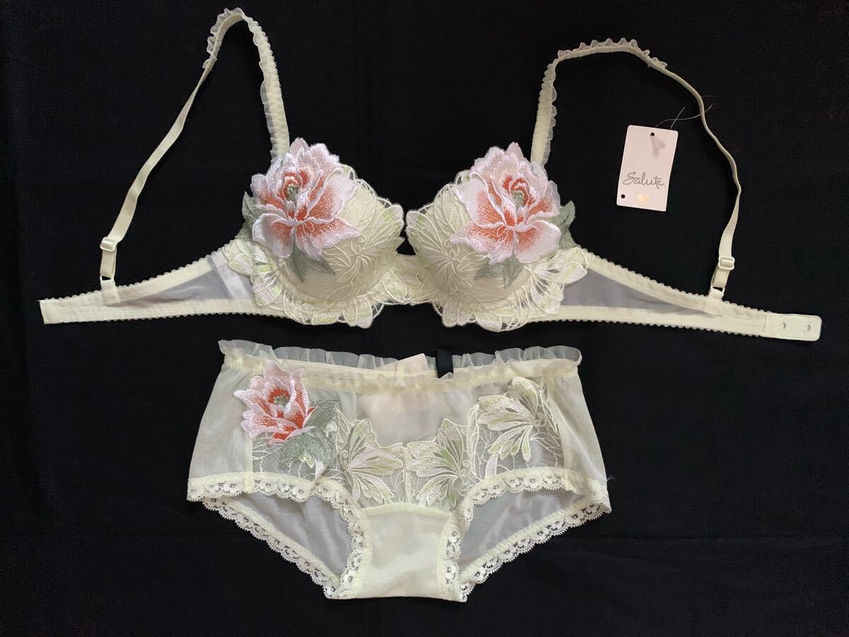 最終処分SALE!サルート 【キャサリン】 ME ブラC65&ボーイレングスM ワコール 新品タグ付き拍卖