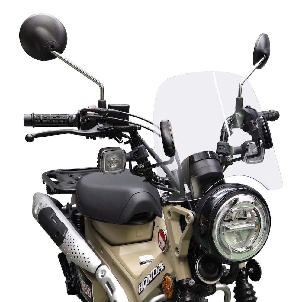 ホンダ CT125専用 アウトスタンディング ミドルスクリーン ハンターカブ125 JA55用 MS-JA55 クリア拍卖