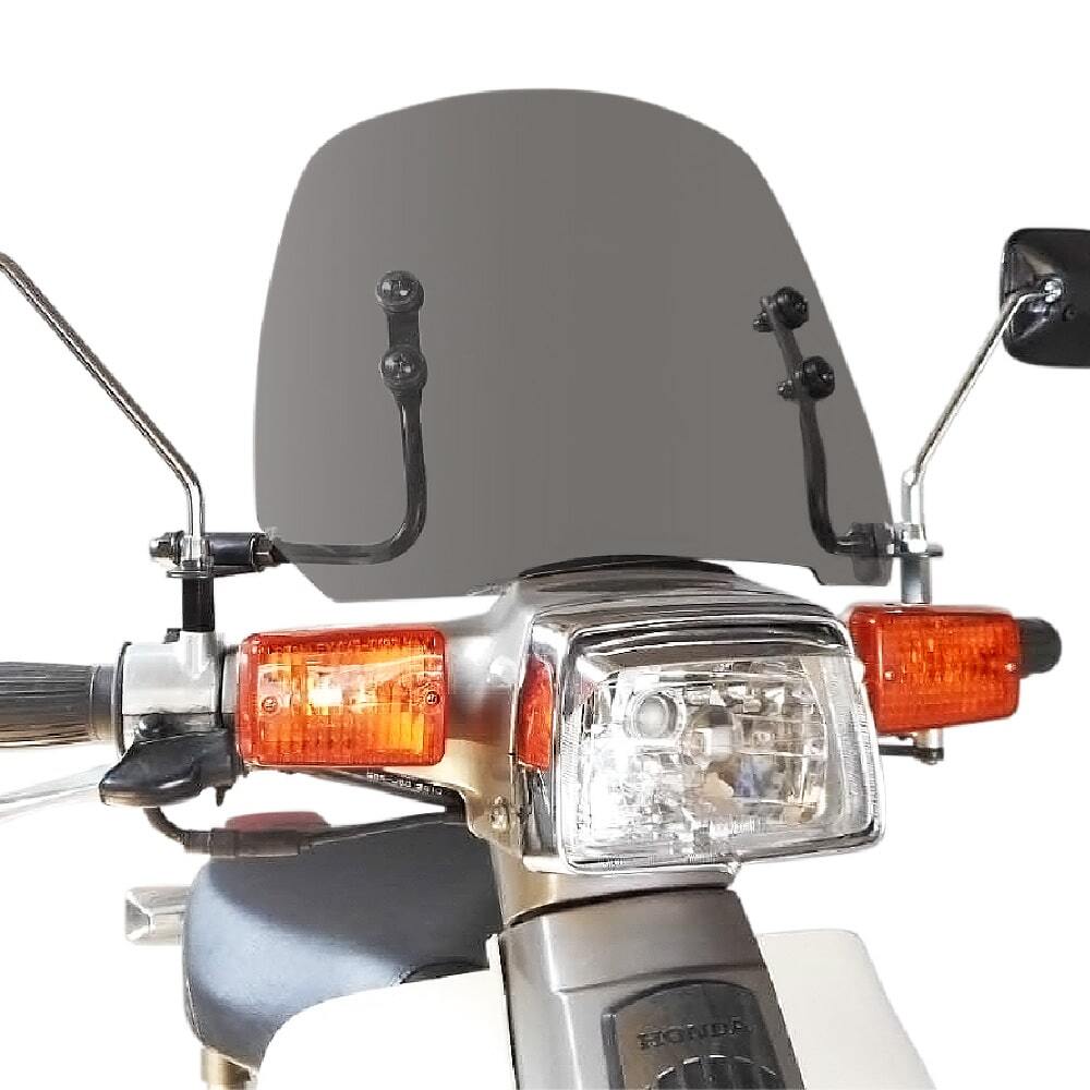ホンダ スーパーカブ カスタムタイプ用 アウトスタンディング ショートバイザー SV-CM-03S グレースモーク拍卖