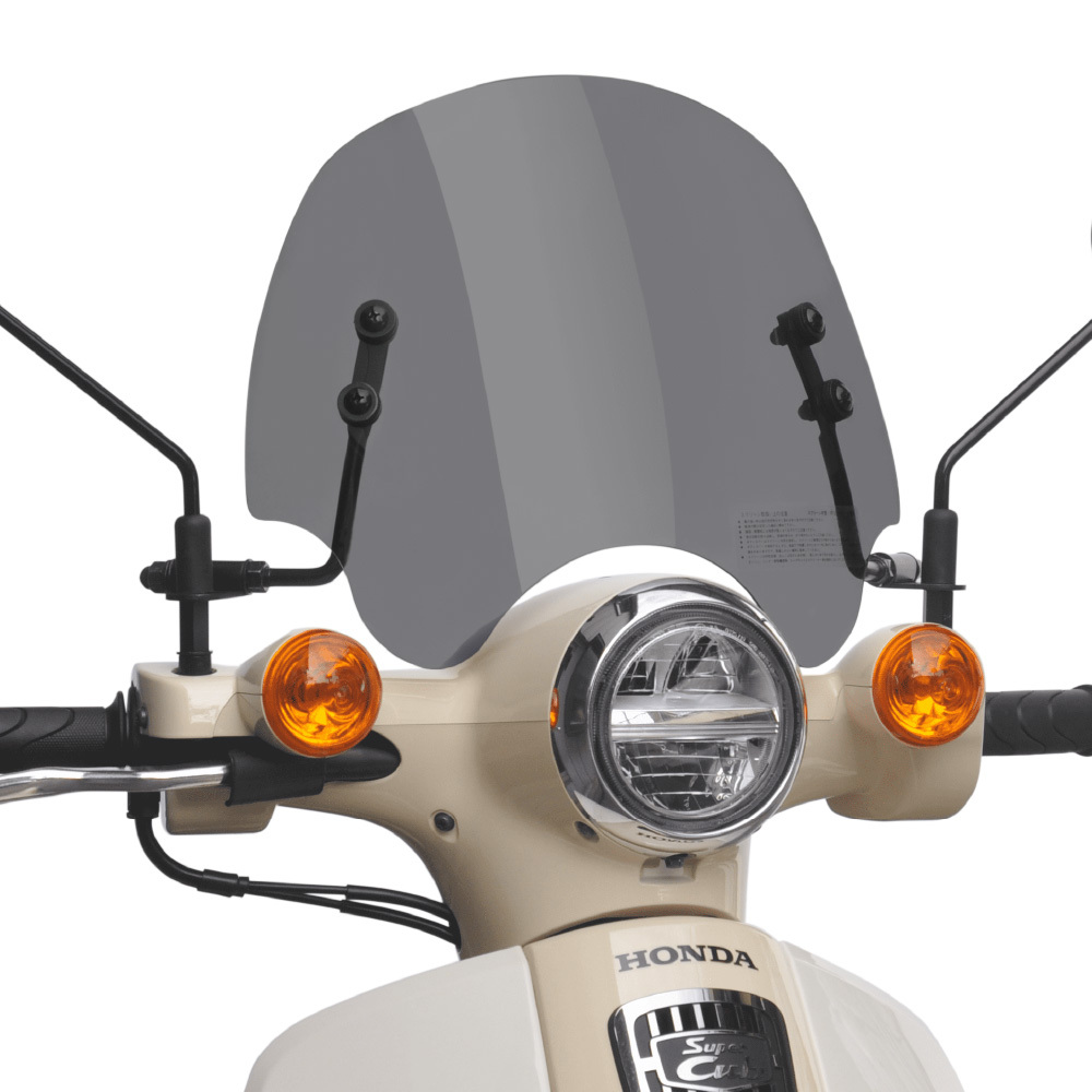 アウトスタンディング ショートバイザー グレースモーク SV-JA44-AA09 ホンダ 新型スーパーカブ2018 JA44 AA09専用 ウインドシールド拍卖