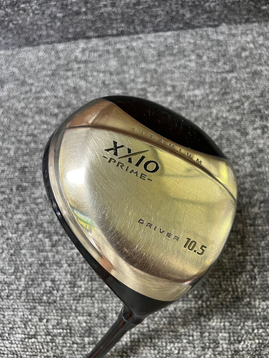★中古 ダンロップ 2代目XXIO PRIME TITANIUM 10.5° ドライバー 純正オリジナルシャフト【R】※高反発モデル拍卖