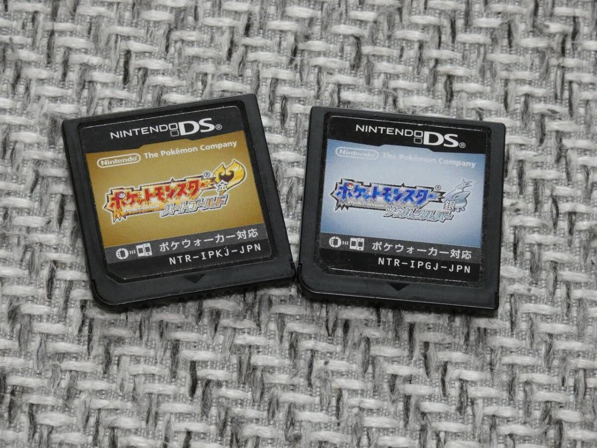DSソフトのみ◆A ポケットモンスター ハートゴールド&ソウルシルバー /2本セット拍卖