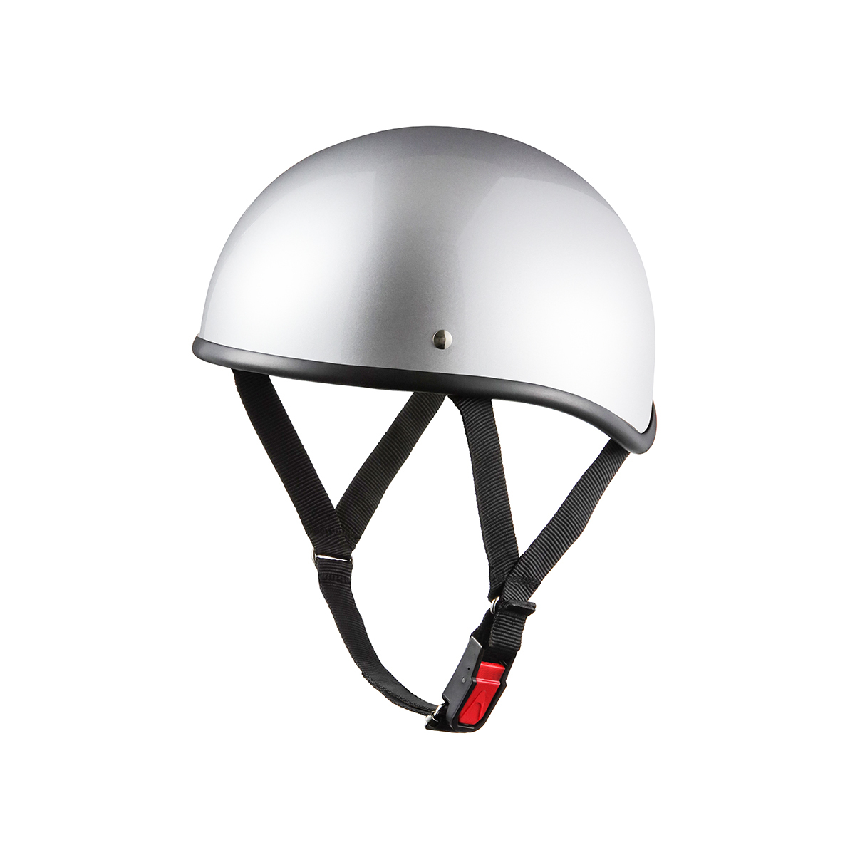 バイク用ヘルメット ダックテール シルバー XLサイズ 半ヘル 新品 SG規格・PSCマーク取得 バイクパーツセンター拍卖