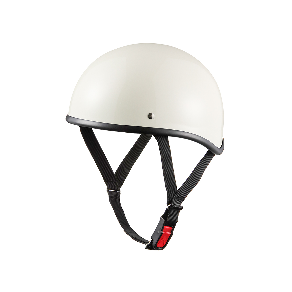 バイク用ヘルメット ダックテール ホワイト XLサイズ 半ヘル 新品 SG規格・PSCマーク取得 バイクパーツセンター拍卖