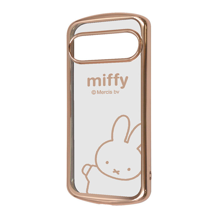 Google Pixel9 Pixel9Pro ケース ミッフィー クリア ピンク メタリック キャラクター グッズ 透明 カメラ 保護 カバー拍卖