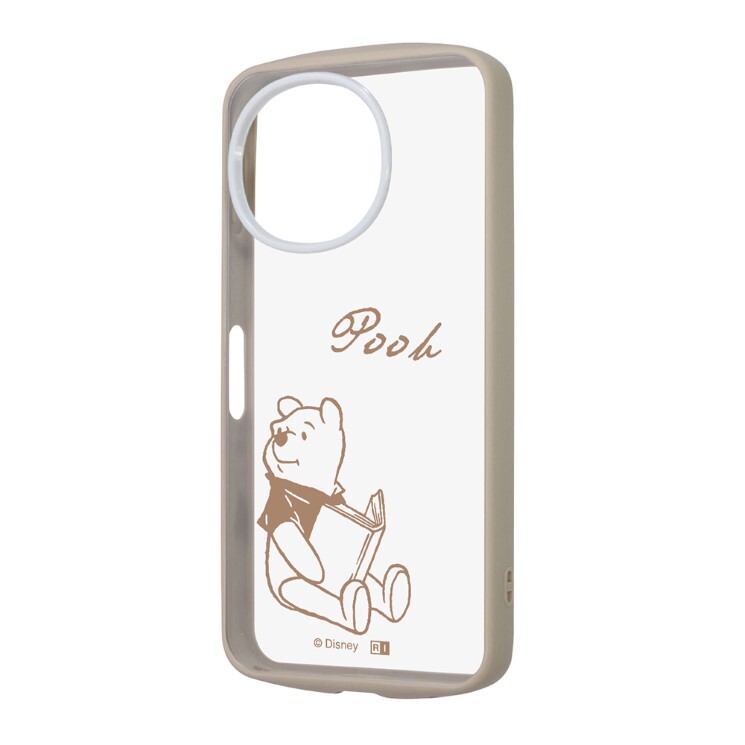 AQUOSsense9 ケース ディズニー プーさん クリア 透明 ハイブリッド 本読み キャラクター グッズ 保護 スマホ カバー アクオス センス拍卖