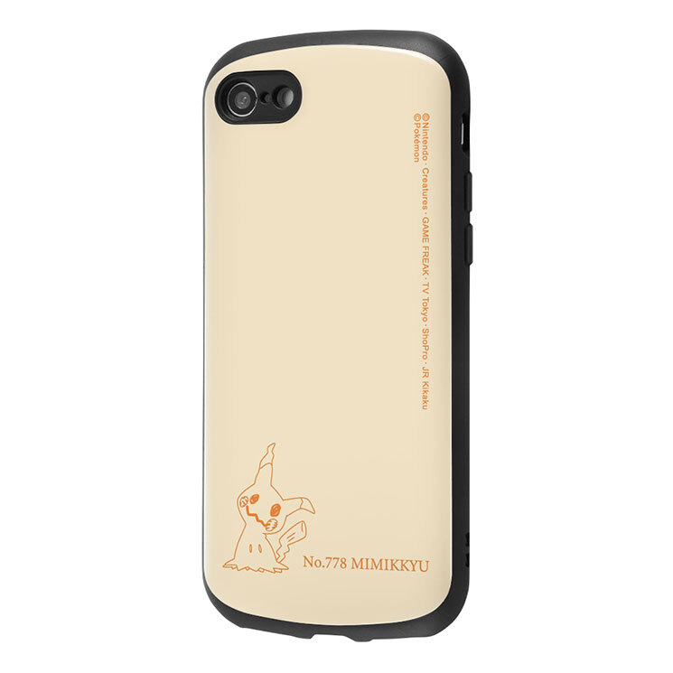 iPhone SE3 SE2 ケース ポケモン ミミッキュ ベージュ 耐衝撃 ハイブリッド 保護 カバー アイフォン キャラクター グッズ拍卖