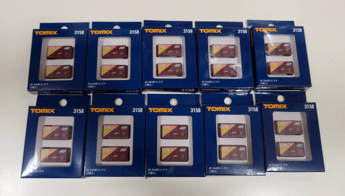 TOMIX 3158 JR貨物 24A形コンテナ (2個入)×10箱拍卖