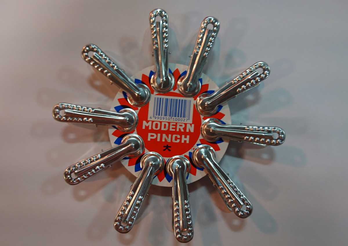 【送料無料】アルミピンチ モダンピンチ 洗濯ばさみ(10個入り)ピンチ アルミ拍卖