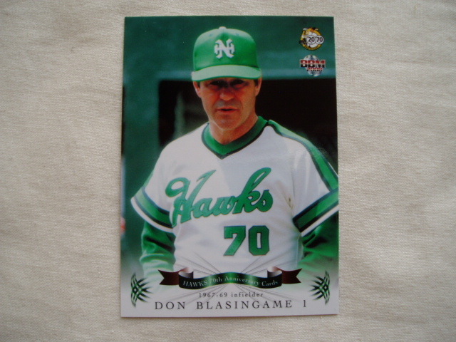 ドン・ブレイザー【DON BLASINGAME】◆BBM2008 ホークス70周年記念 南海ホークス 来日外国人 PRN拍卖