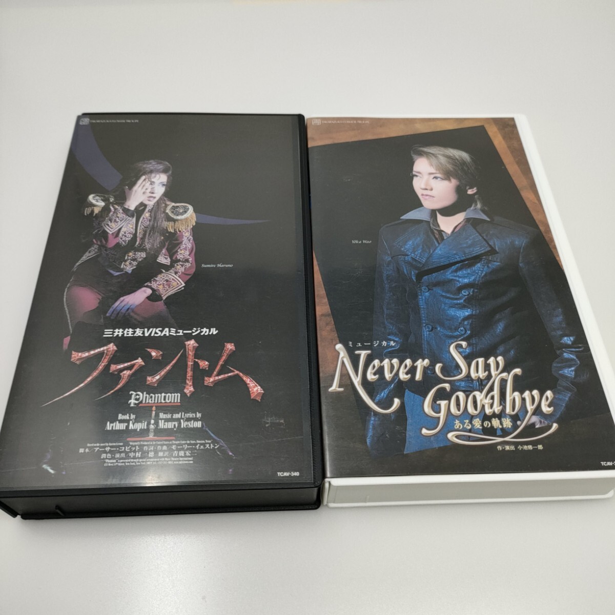 宝塚歌劇団 VHS 2本セット 宙組公演 Never Say Goodbye -ある愛の軌跡- / 花組公演 ファントム ビデオテープ 即決 送料込み拍卖