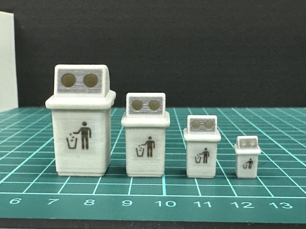 1/24★1/32★1/43★1/64★ミニチュア★フィギュアに★空き缶入れ★ゴミ箱★ミニカーに★ジオラマに★ドールハウスに★ミニチュアイメージ拍卖