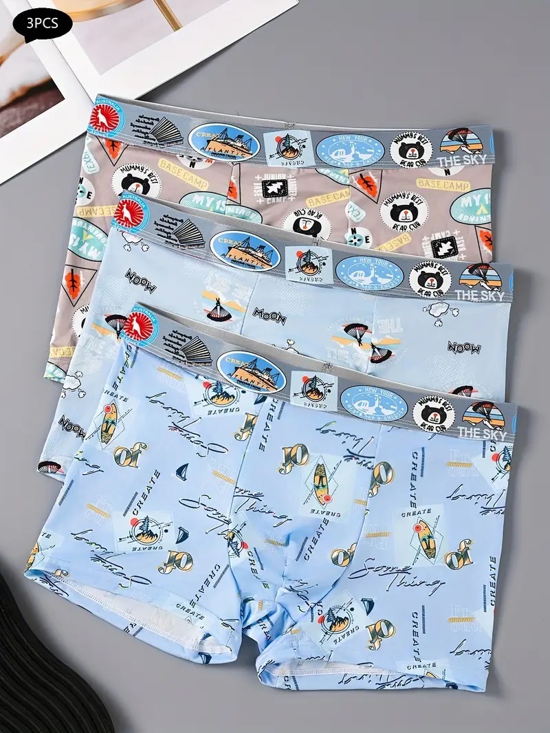 3枚セット 航空テーマのプリント ボクサー M(72)未使用拍卖