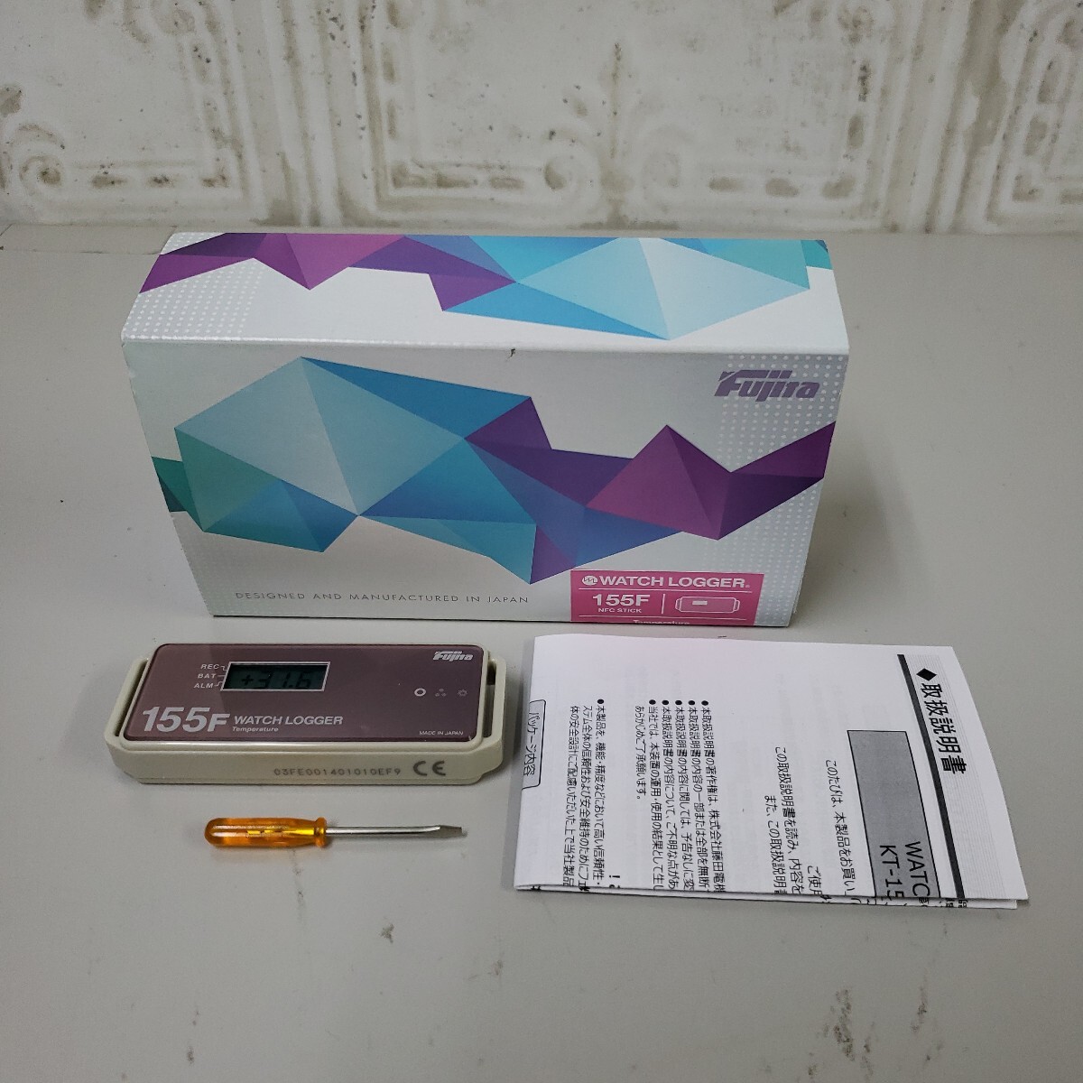 707y0405★WatchLogger(藤田電機製作所) 温度データロガー(センサー内蔵型・防水・NFC通信) KT-155F拍卖