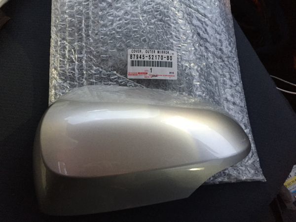 ◎ 新品 トヨタ 純正 AQUA アクア NHP10 左 ドアミラーカバー シルバー 1F7拍卖