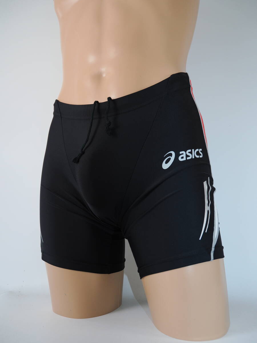 R1-0610 良品 アシックス 男子陸上 レーシング スパッツ サイズL拍卖