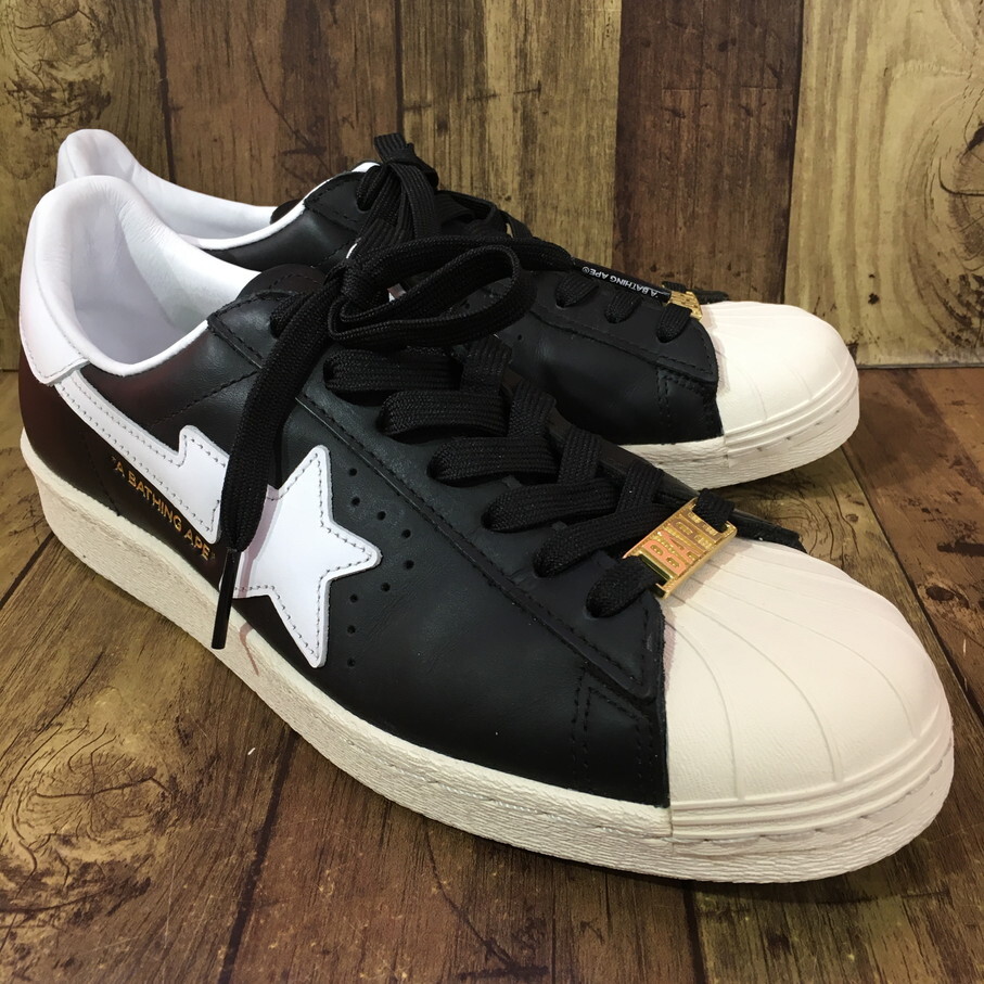 A BATHING APE × adidas SUPERSTAR アベイシングエイプ × アディダス スーパースター【8333-004】拍卖