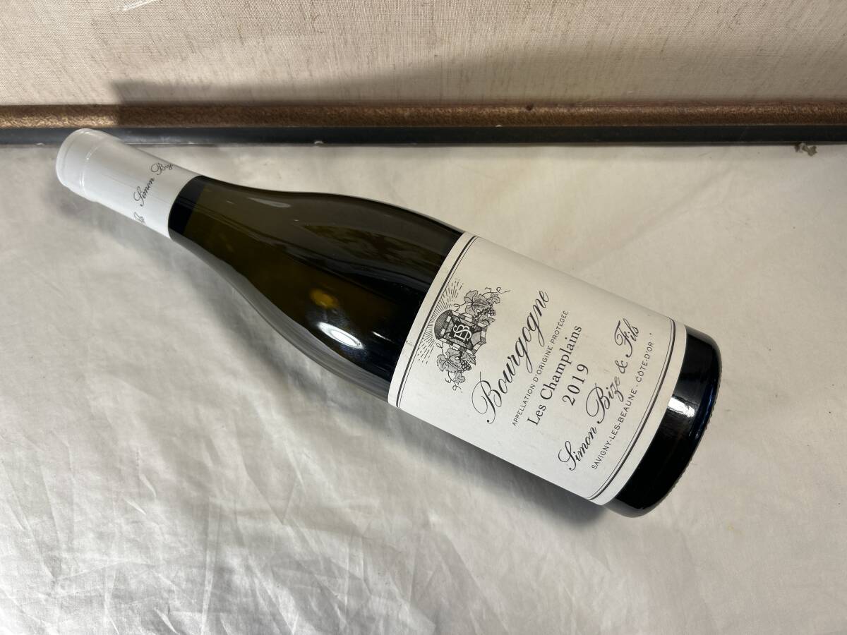 ラスト1本 酸とミネラルを基調としたエレガント シモン ビーズ2019ブルゴーニュ ブラン レ シャンプラン 千砂 BIZE Chardonnay 100%拍卖