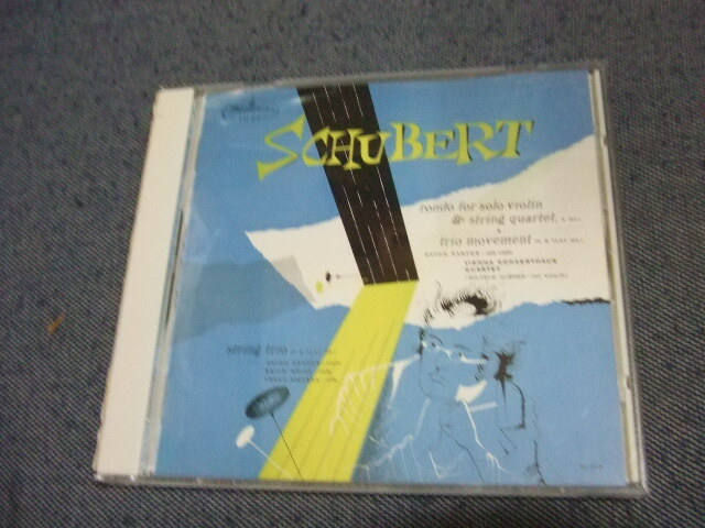 8★音質処理CD★シューベルト:ソロ・ヴァイオリンと弦楽四重奏のためのロンド/ウィーン・コンツェルトハウス四重奏団 拍卖