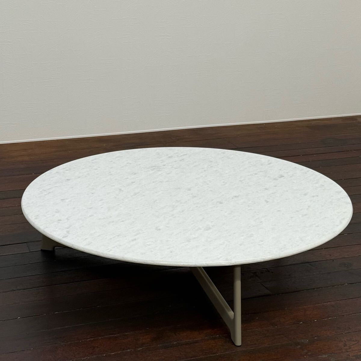 H15K55 展示品 arflex アルフレックス S.21 エス21 大理石 コーヒーテーブル センターテーブル ローテーブル アイスクリスタル W1250拍卖