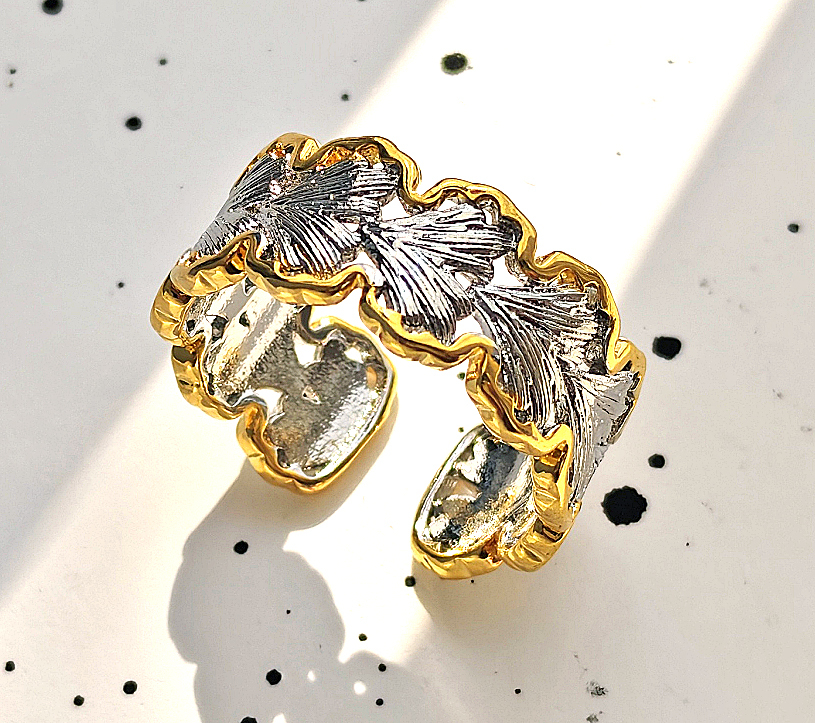 N2506150◆Bigstone◆【フランス風】ファッション感覚*豪華なリング*13号拍卖