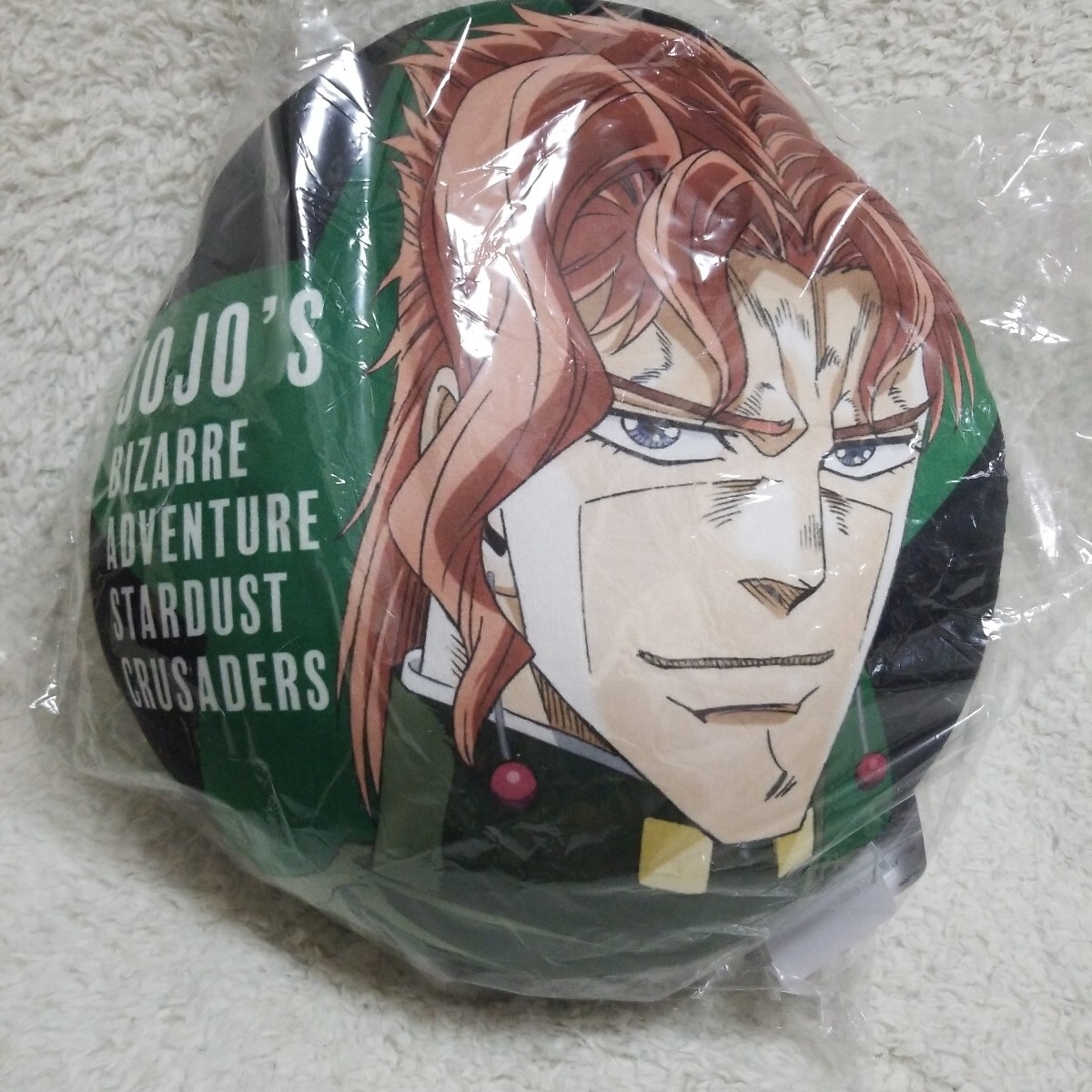 ジョジョの奇妙な冒険 スターダストクルセイダース 花京院典明 クッション ハイエロファントグリーン拍卖