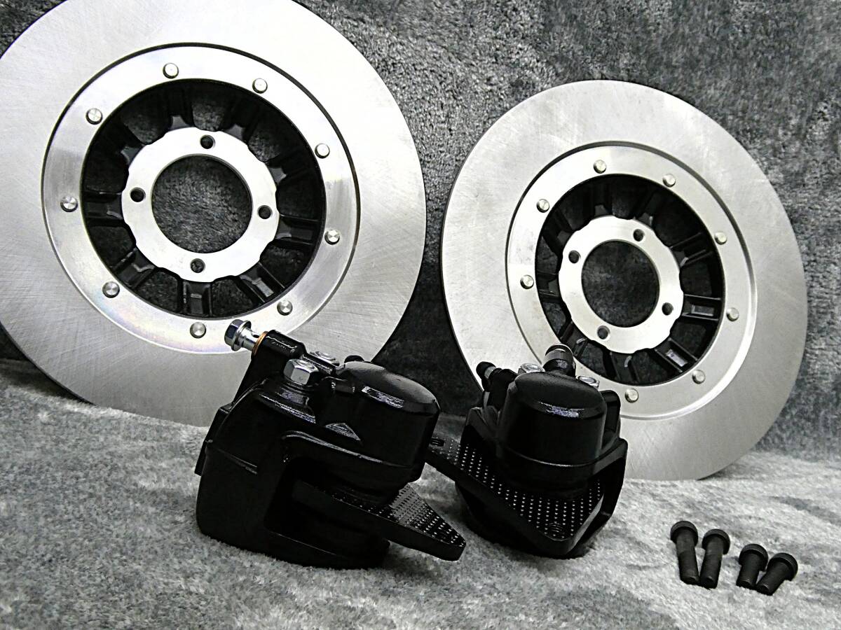 Z400FX キャリパー 左右 パターン無し フロント2枚セット/ディスクローターE1フロントダブルE2ダブルディスクE3ブレーキ 296 拍卖