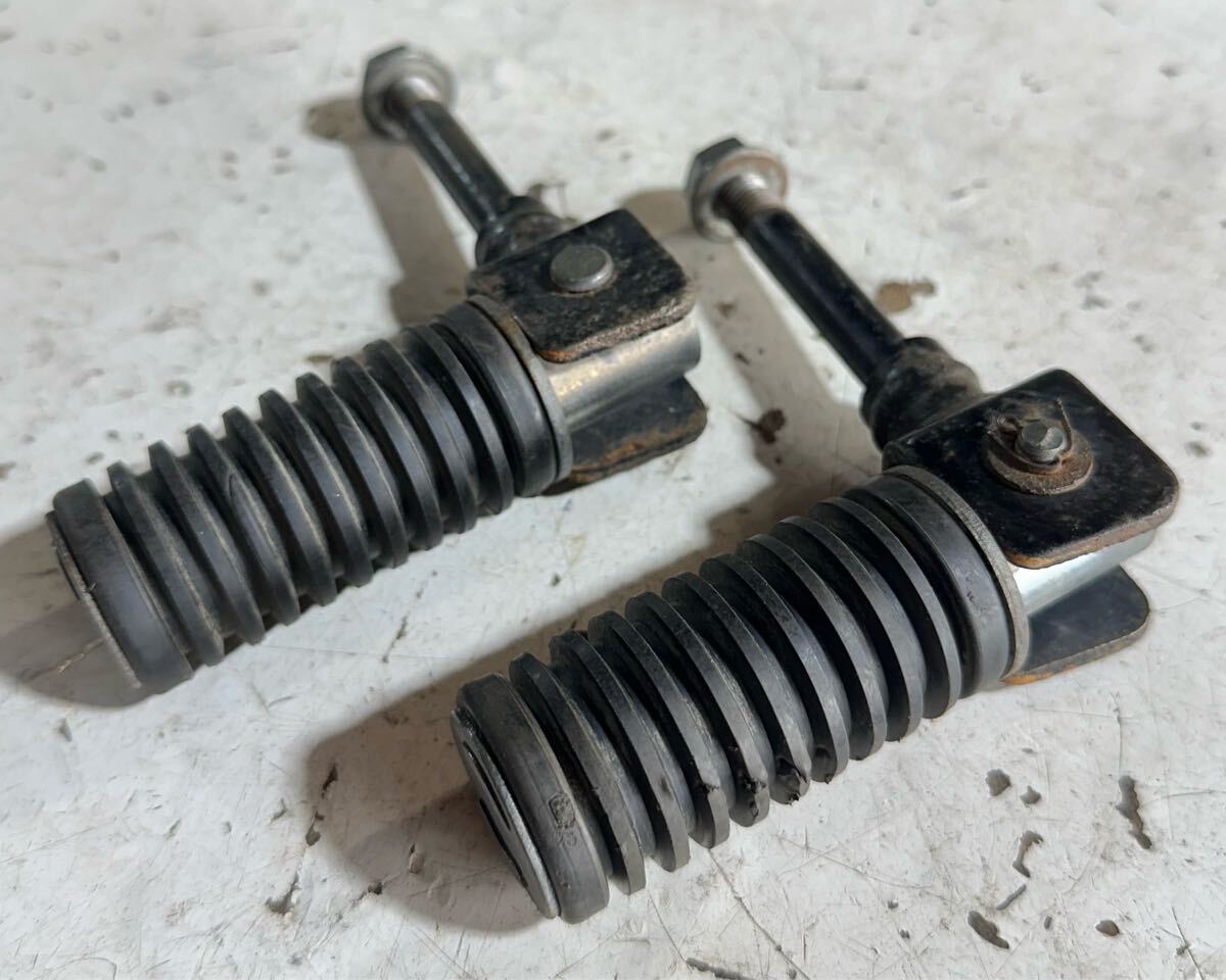 HONDA/ホンダ MD03 XL250 純正 左右 タンデムステップ セット 実働車外し/XL250R/XL200/XL125/MD/R拍卖