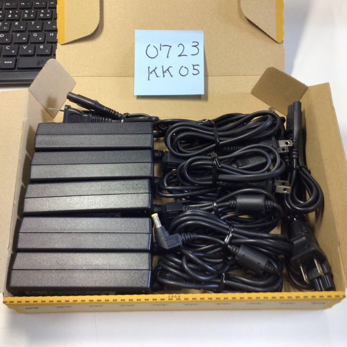 (0723KK05)送料無料/中古/FUJITSU 富士通 フジツウ/FMV-AC332A/19V/3.42A/純正 ACアダプタ 5個セット拍卖