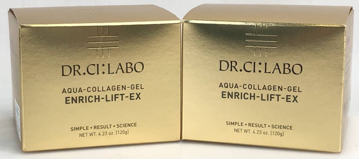 【未開封/2個セット】K3468 Dr.Ci:Labo ドクターシーラボ アクアコラーゲンゲル エンリッチリフトEX クリーム 120g スキンケア 保管品拍卖