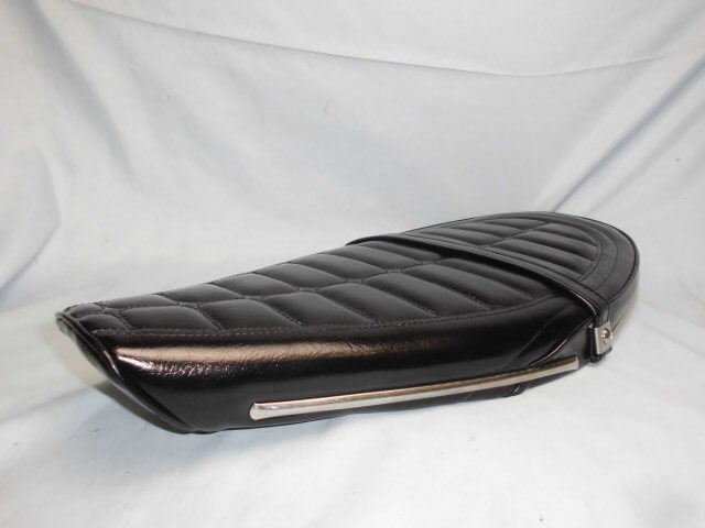 ■6Vシャリー 純正風 極低 艶あり黒レザー カスタムシート CF70 CF50にも ツヤ黒拍卖