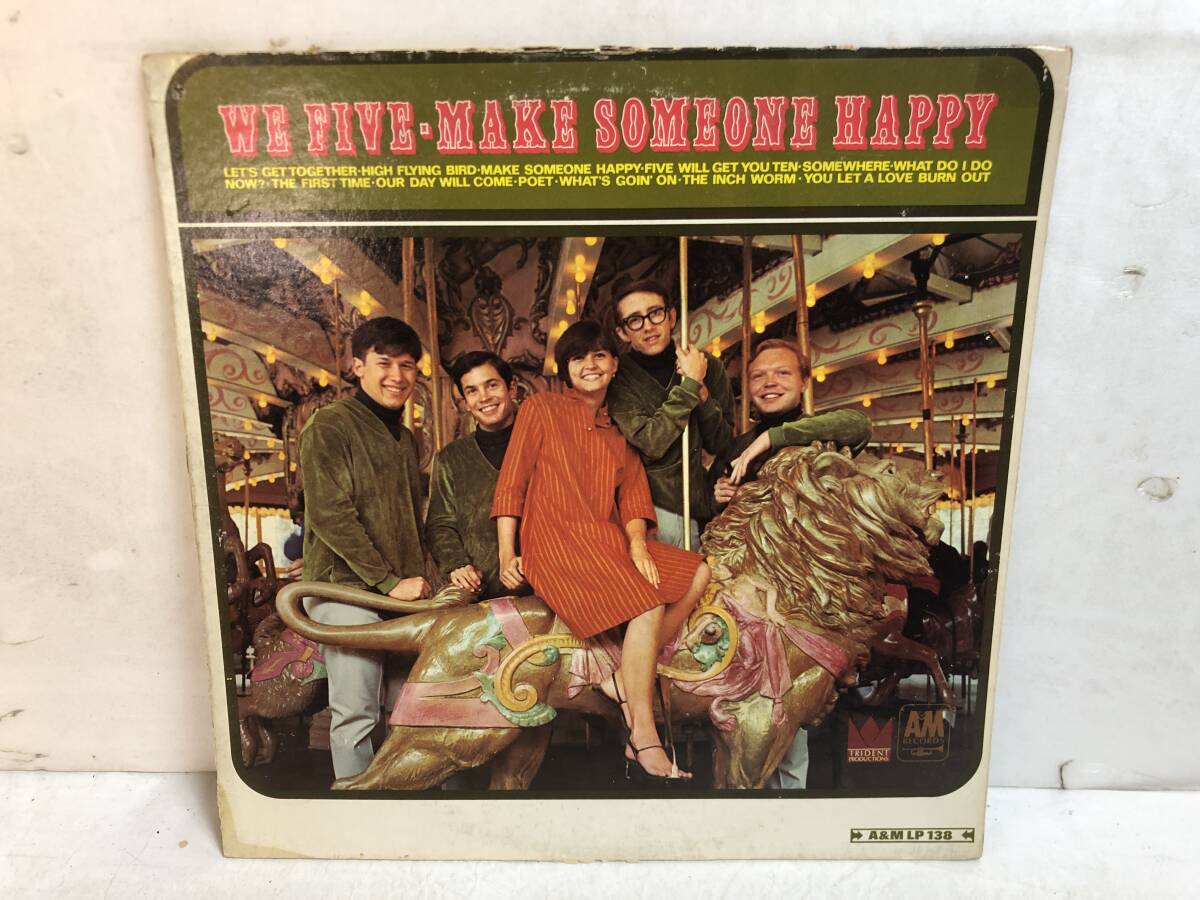 50704S 輸入盤 12inch LP★WE FIVE/MAKE SOMEONE HAPPY★LP-138拍卖