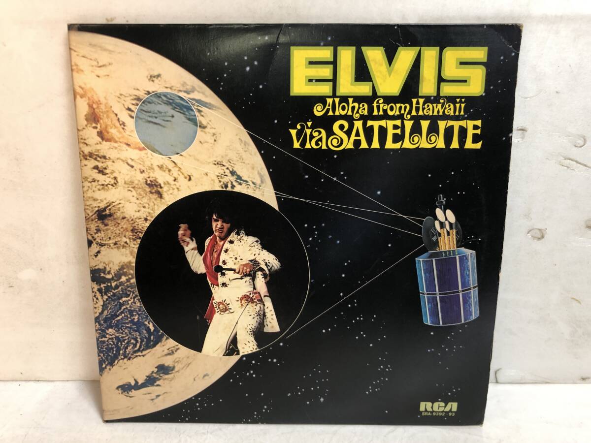 50706S 12inch 2LP★エルヴィス・プレスリー/エルヴィス・イン・ハワイ/ELVIS ALOHA FROM HAWAII★SRA-9392~93拍卖