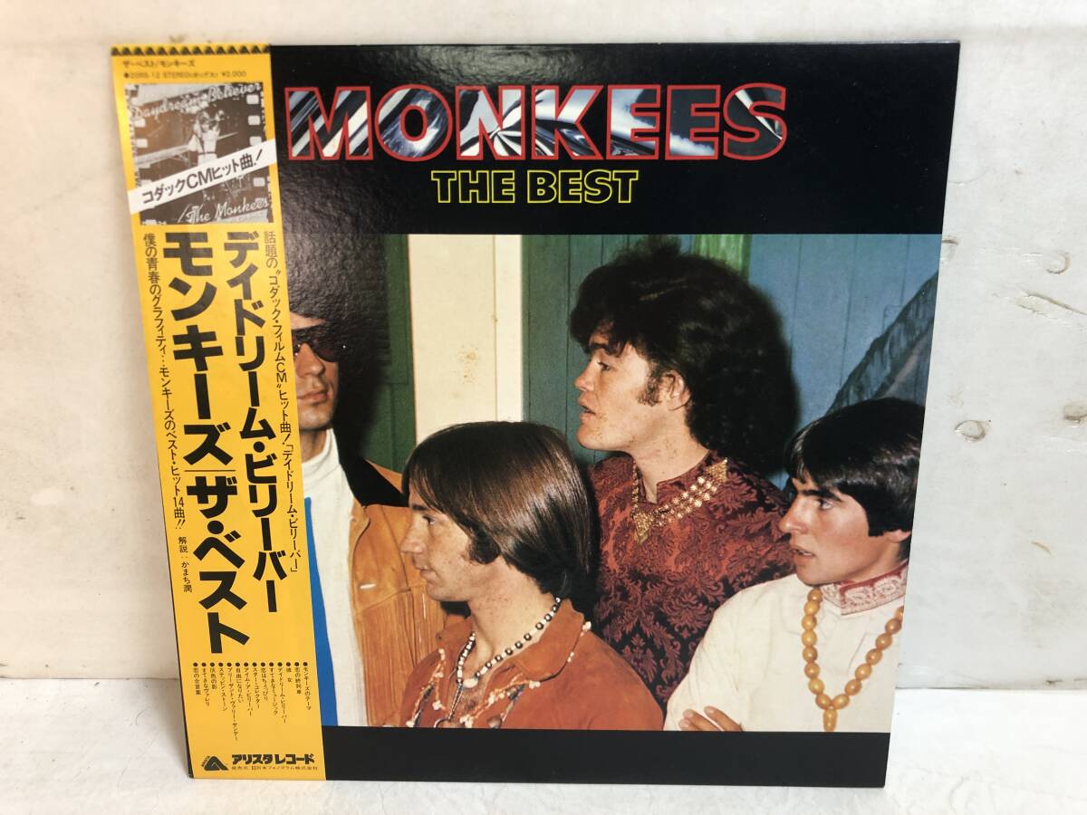 50724S 帯付12inch LP★モンキーズ/MONKEES/THE BEST★20RS-12拍卖