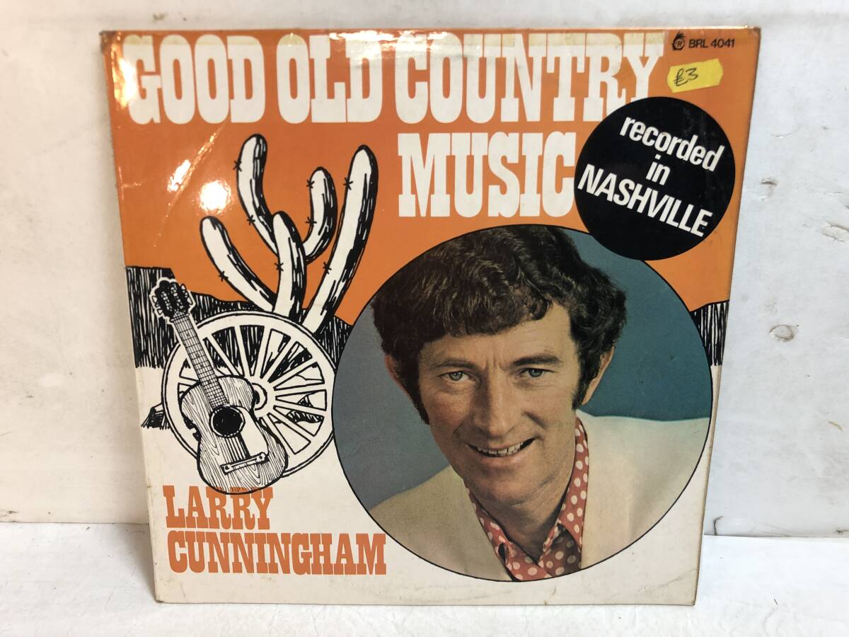 50725S 輸入盤 12inch LP★LARRY CUNNINGHAM/GOOD OLD COUNTRY MUSIC★BRL 4041拍卖