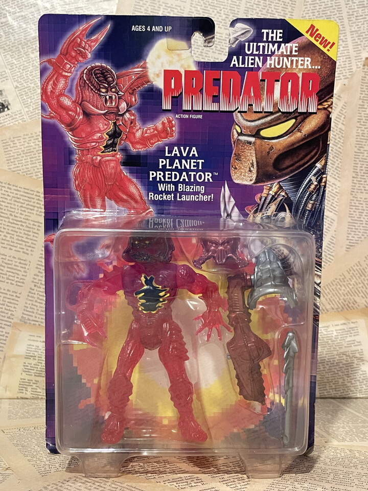 ☆1990年代/プレデター/アクションフィギュア/即決ビンテージ/ケナー/映画/Kenner/Predator/Action Figure(Lava Planet/MOC) MO-443拍卖