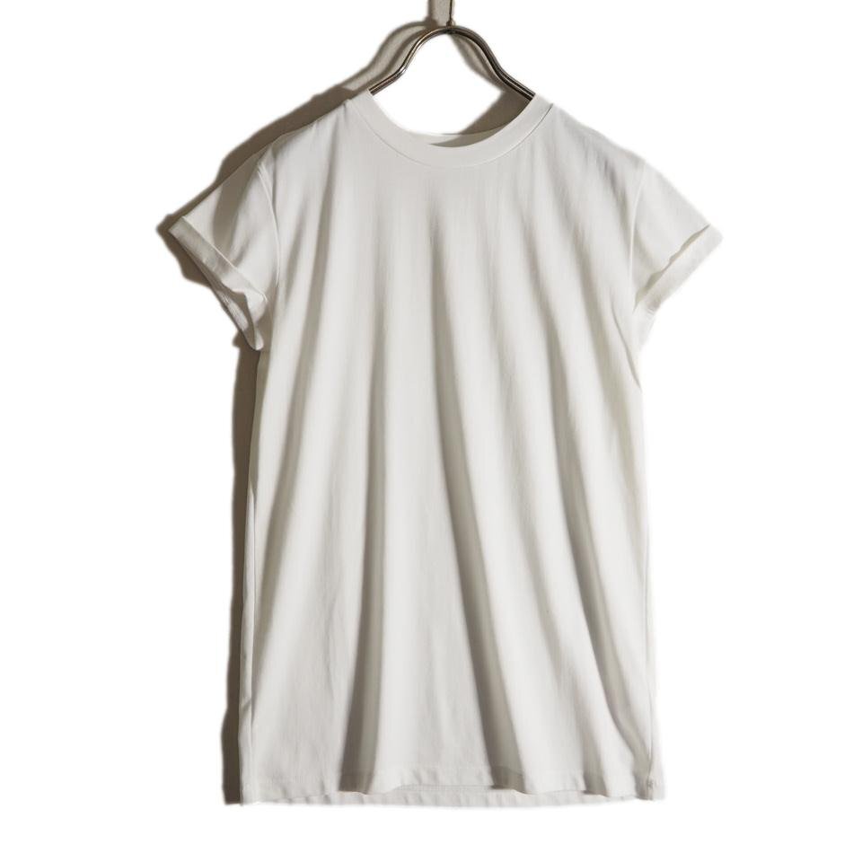 R1363f67 ▼Deuxieme Classe ドゥーズィエムクラス▼ CAP SLEEVE ショートスリーブ コットン 半袖 Tシャツ ホワイト / カットソー 白 春拍卖