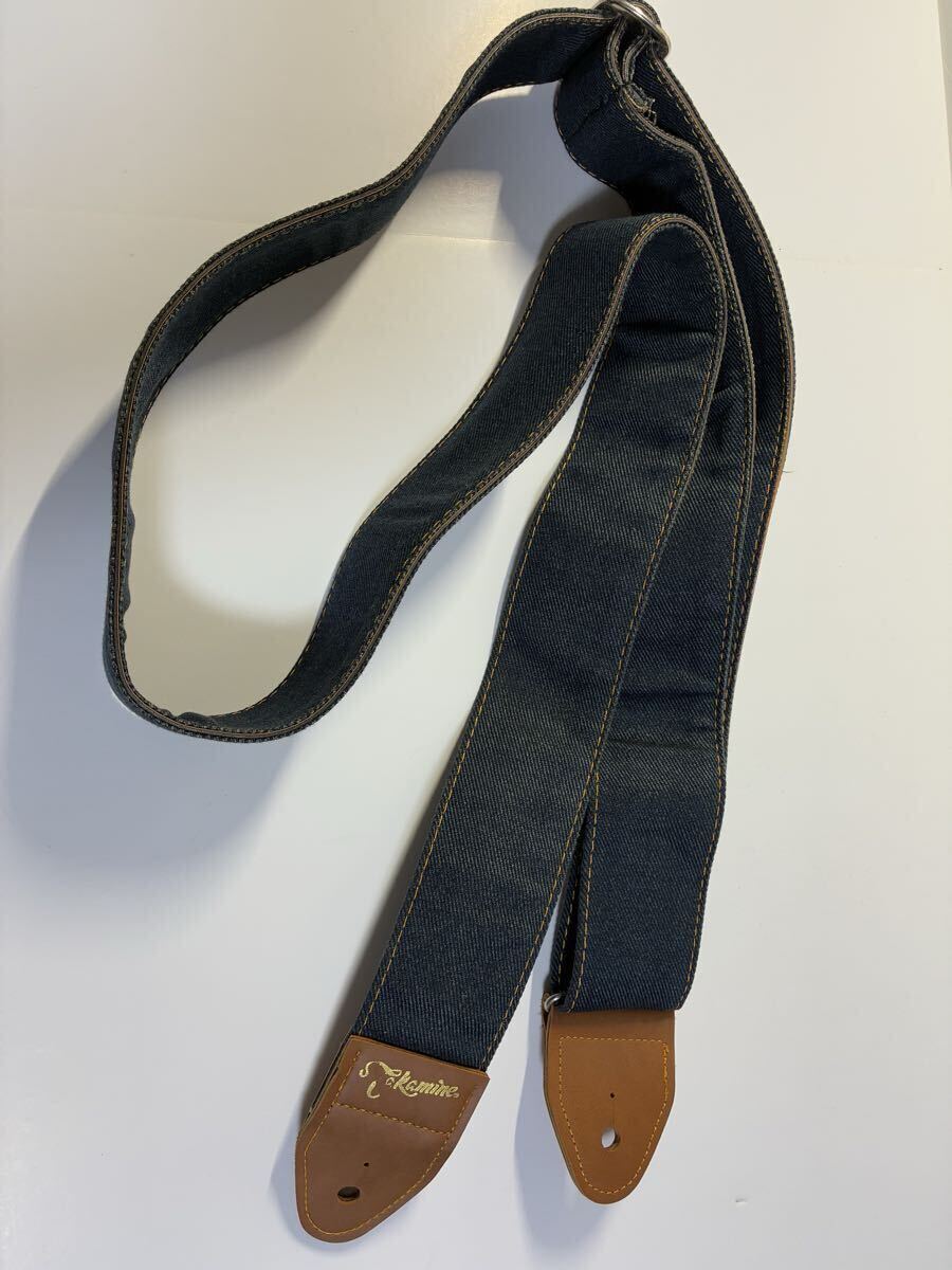 未使用品 タカミネ ギターストラップ デニム拍卖