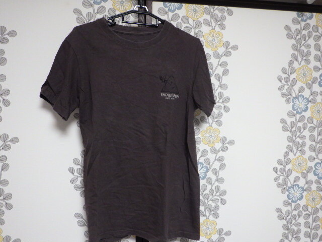 パタゴニア メキシコ製 両面ロゴ Tシャツ XS ブラウン オーガニックコットン パタゴニアインターナショナルインク拍卖