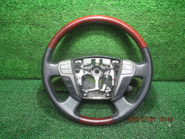 GGH20 トヨタ ヴェルファイア 平成20年 純正ステアリングホイール/ハンドル 252288拍卖
