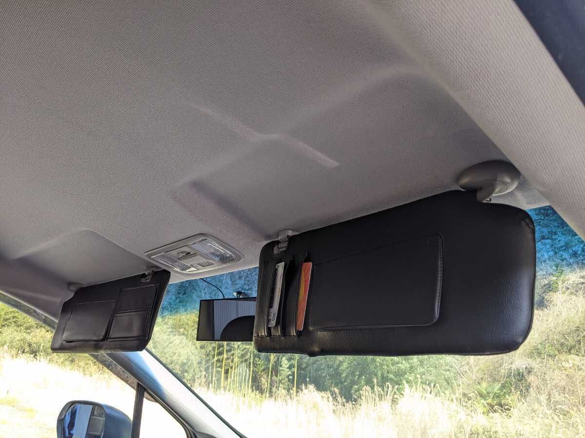 ホンダオデッセイRB1RB2専用 サンバイザーカバーPVCレザー 左右セット 新品未使用 SHINKE製拍卖